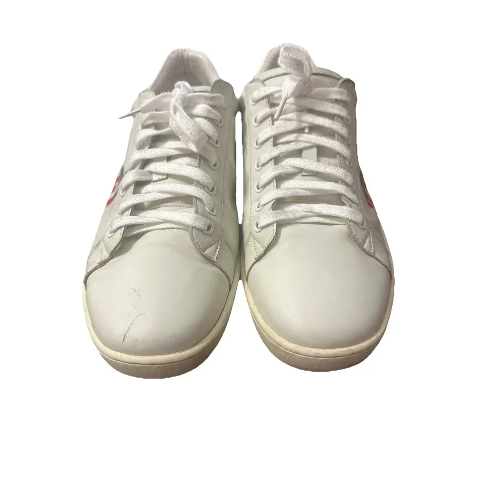 Gucci Ace Sneakers Men US 10 White Leather Shoes